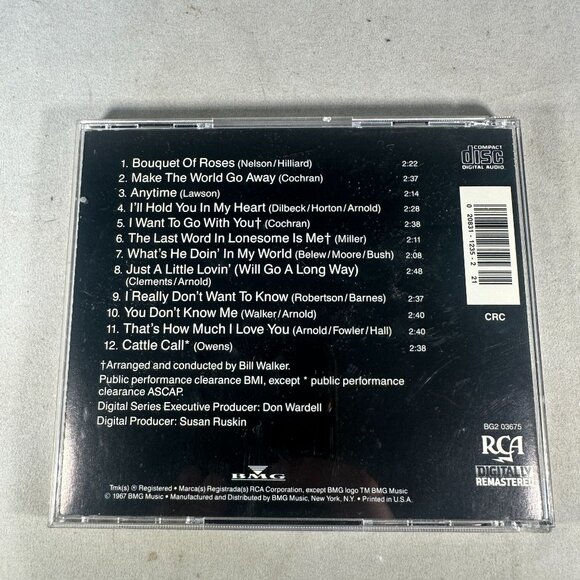 The Best Of Eddy Arnold CD Digital Remastered Classic Country RCA - Picture 2 of 3